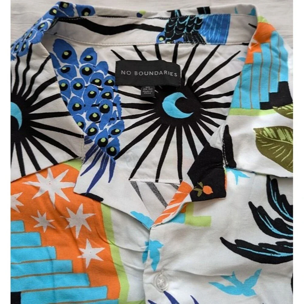 Mens No Boundaries Camp Shirt - Picture 4 of 4